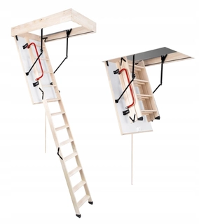 Podkrovné schody - Podkrovné schody s zábradlím Hatch 26 mm Thermo 110x60