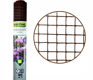 Plastová sieťka hnedá 100cm 5m, sieťka 20x20mm