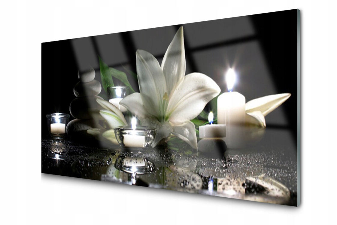 Sklenený panel 60 x 120 x 4 mm, tvrdené leštené viacfarebné sklo
