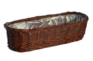 Balkónový kvetináč - Kvetinové sadenice prútia box 102cm