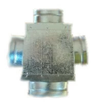 Potrubie, rozvody ku krbu - Rozvádzač 150 / 3x100mm DGP splitter