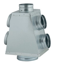 Potrubie, rozvody ku krbu - Rozvádzač 150 / 5x125mm DGP splitter