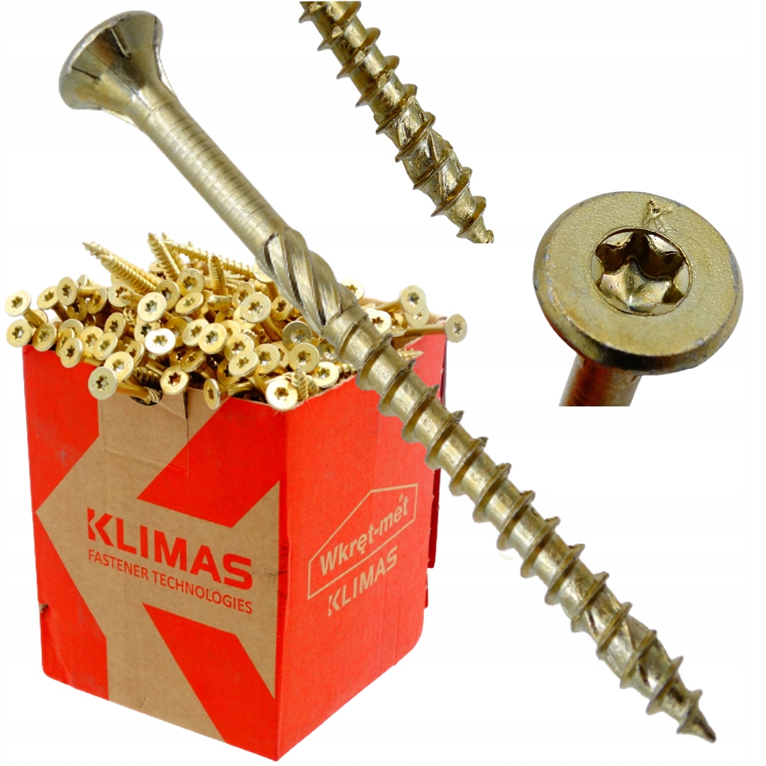 TORX skrutky do dreva stolárske 4x50 300 kusov