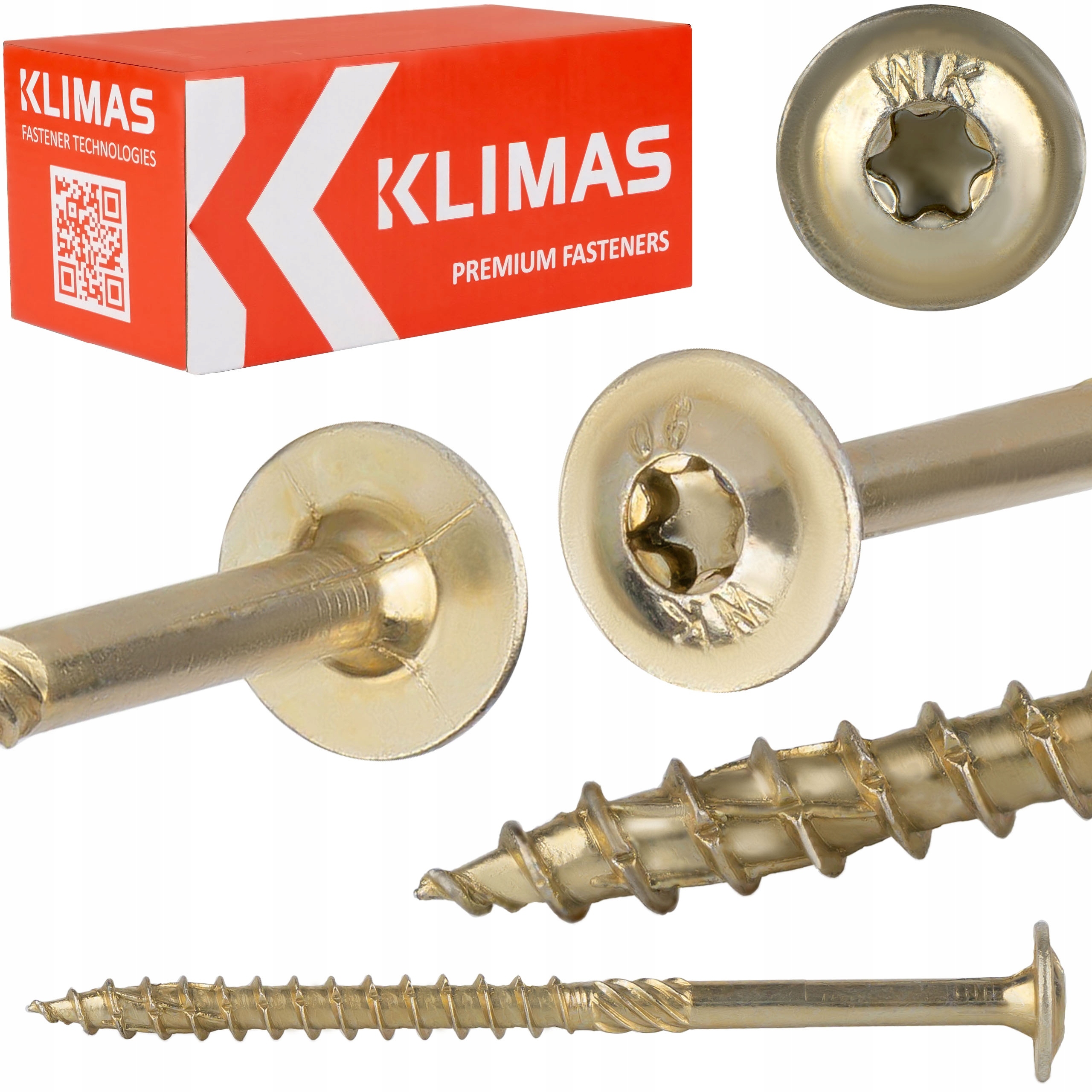 Stolárske skrutky Wkręt-Met WKCP-08400 8 x 400 mm 50 ks.
