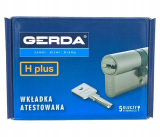 Zámok na dvere - Systém jedného kľúča vložky Gerda H Plus