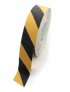 Non -slip páska žltá čierna pre schody 25x18
