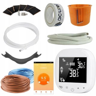 Podlahové kúrenie - WiFi termostat Príslušenstvo pre ohrev fólie 12m²