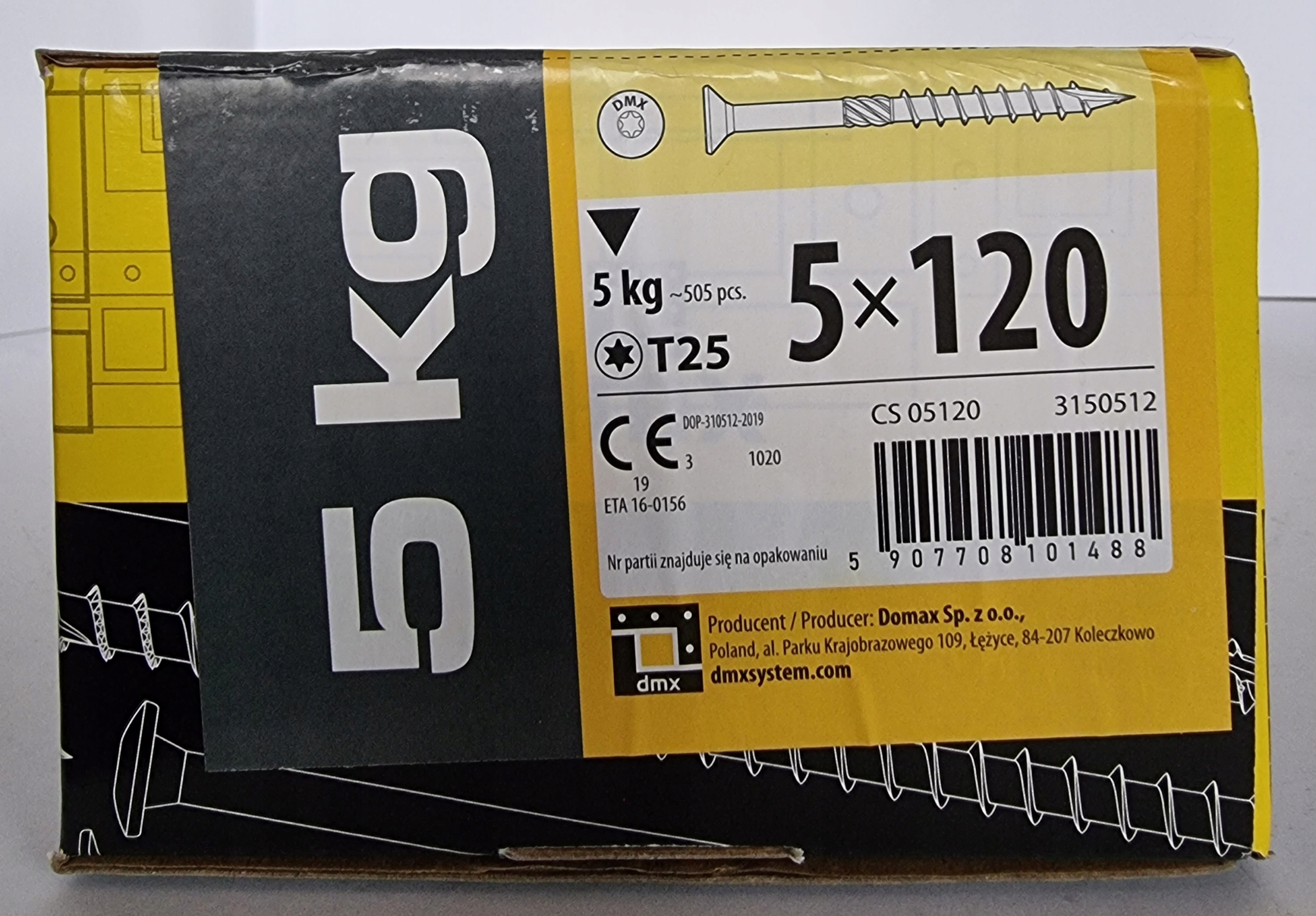 TESÁRSKE SKRUTKY NA DREVO 5x120 KUŽEĽOVÉ 5kg!!!