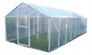 Fóliovník - FÓLOVÝ TUNEL GREENHOUSE 18m2 283x627cm PVC SILNÝ