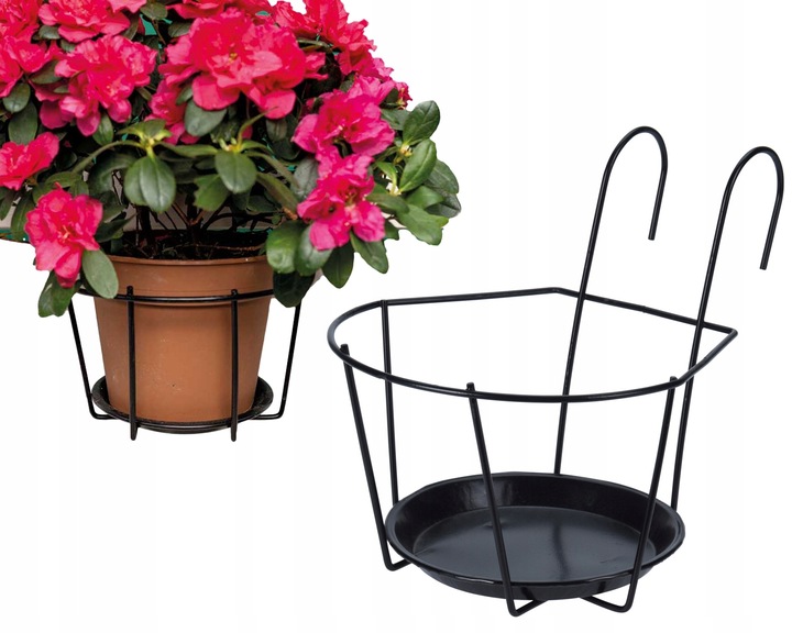 Kvetináč ProGarden 29 cm x 21 x 29 cm, priemer 14 cm, kov