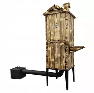 Udiareň - Drevený dymový dom