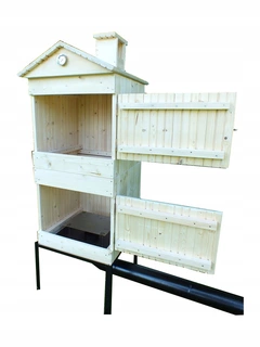 Udiareň - XXL Garden Smokehouse Double 60x60 cm Drevená.