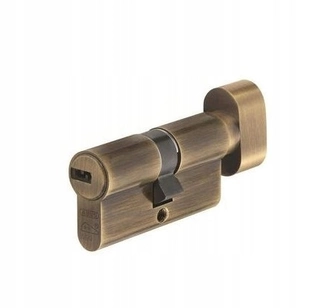 Zámok na dvere - Gombík na stielku Abus KD10 po 35 35/35 mosadzný bronz
