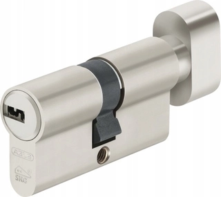 Zámok na dvere - Abus KD10 vložka s nikelovým gombom 5 kľúče 45/50 g