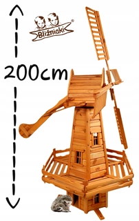 Veterný mlyn 200 cm DREVENÁ ZÁHRADA od VÝROBCA 2M
