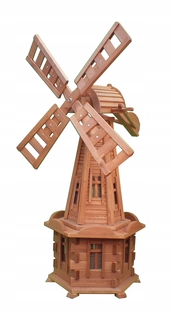 Záhradné veterné mlyn Drevené veterné mlyny 135cm 3