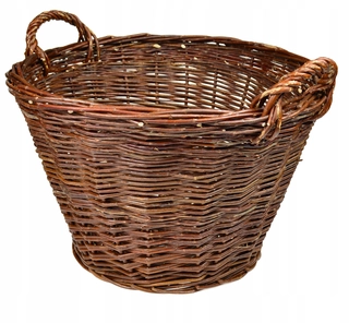 Prútené - Prútený kôš pre záhradu na listoch zemiakov 40 cm