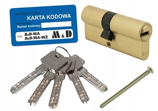 Zámok na dvere - Zamknutá vložka 30/35 M&D schválenie schválenia