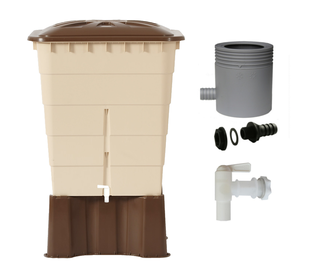 Nádrž na dažďovú vodu - VODNÁ NÁDRŽ 300L + VODNÝ ZBERAČ 80-105 S.
