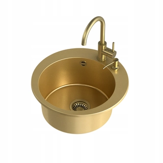 Kuchynský drez - James 210 Gold Gold Drážka