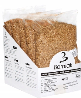 Piliny, štiepky na údenie - Borniak buk čipsy na údenie 3 kg 10 l