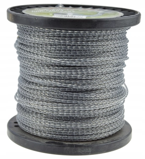 Lanko pre krovinorez - Zosilnená rezná línia pre kosu, štvorcová, 3 mm x 100 m