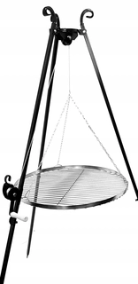 Záhradné ohnisko - Nikmet statívový gril, nerezový rošt, 80 cm