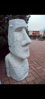 Záhradná figúrka - Betónová záhradná figúrka - Moai