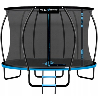 Trampolína - Záhradná trampolína PRE DETI ULTRA 12FT MODRÁ
