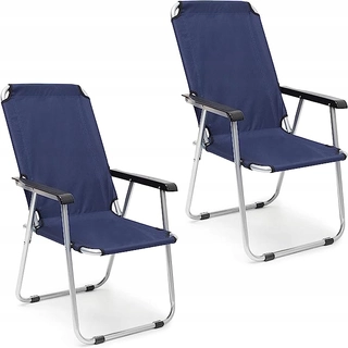 Záhradné kreslo - Záhradné kreslo Relaxday, kovovo modré