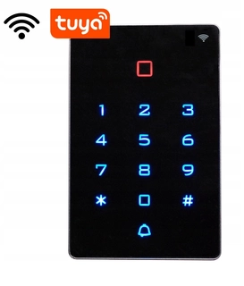 Zámok na bránu - RFID dotykový podsvietený WIFI zámok Tuya