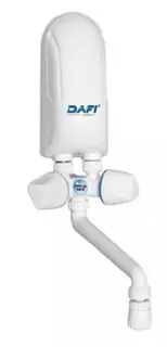 Prietokový ohrievač vody DAFI s bielou batériou 5,5 kW 230 V VYPR