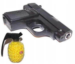 Pištoľ/vzduchovka/zbraň C11+granát s BB guličkami VYPR