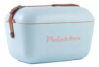 Chladnička PolarBox 12 l+náplne RETRO SVETLO-MODRÁ