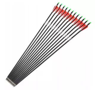 Karbónové šípy 12 ks súprava 75 cm VYPR