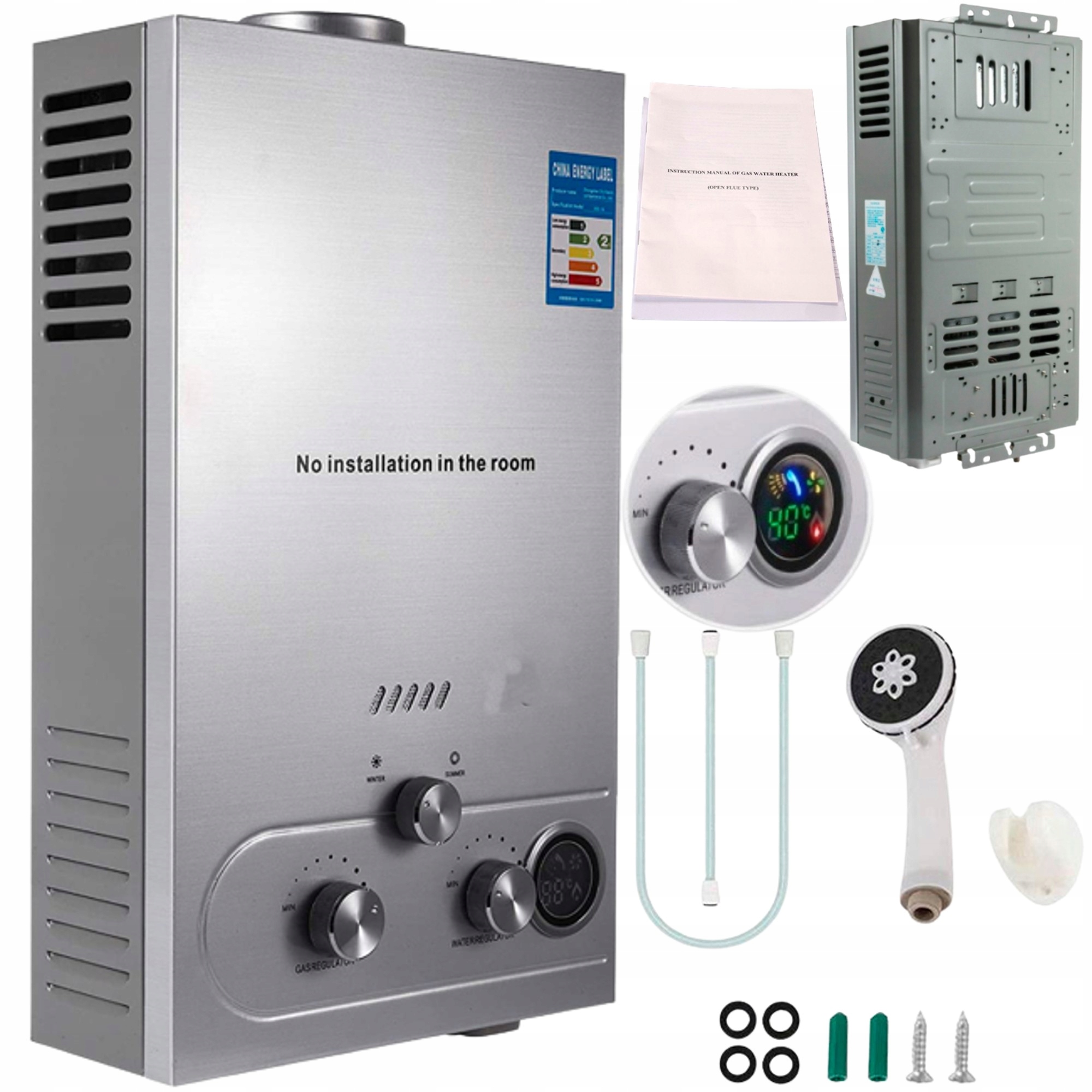 Vevor 36000 W ohrievač vody 18 l