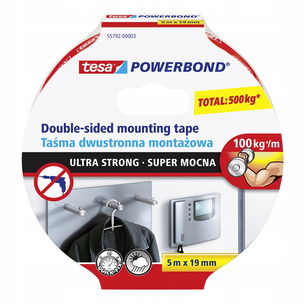 Tesa Powerbond obojstranná montážna páska 19 mm x 5 m